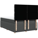  Krevet s oprugama i madracem tamnosivi 140x190 cm od tkanine | shoptok.hr