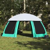  Šator za bazen s uklonjivim letvicama i mrežastim stjenkama Zelena 510 x 510 cm | Shoptok.si