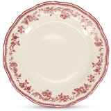 S|P Collection Bordo rdeč/slonokoščen desertni porcelanast krožnik ø 21,5 cm Cyril – Cene