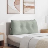  Jastuk za leđa Svijetlo siva 100 x 24 x 50 cm Baršun | shoptok.hr