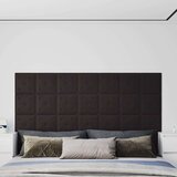 Zidne ploče od umjetne kože 12 kom crne 30 x 30 cm 1 08 m² | shoptok.hr