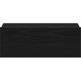  Plutajući noćni ormarići 2 kom. crni hrast 40x32x15 cm inženjerski drvo | shoptok.hr
