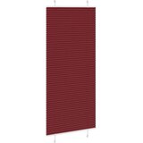  Plisirana zavjesa Bordo crvena 90x200 cm Širina tkanine 89,4 cm Poliester | shoptok.hr