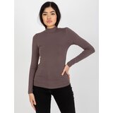 RUE PARIS Blouse-RV-BZ-5210.19-dark brown | Shoptok.si