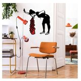 Wallity zidna dekoracija Banksy 12, 63x61cm, Crna | ePonuda.com