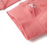  Dječja pidžama s dugim rukavima starinske ružičaste boje 128 | shoptok.hr