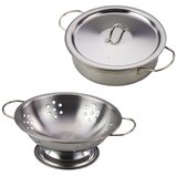  Set kuhinjskog pribora u ruksaku - metalni lonci i žlice, 12 komada | shoptok.hr