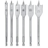 KWB 6-dijelni set plosnatih borera za za drvo 10-25 mm 49512490 Cijene