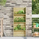 za biljke Smeđa 50 x 15 x 117 cm Impregnirana borovina