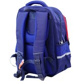 Školski ruksak Space 38x28x19cm - tamno plavi/crveni | Shoptok.si