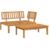 Maison Chic Seti vrtnega pohištva - Vrtna garnitura - Vrtni pohištvo set iz palet 2 kosa trden akacijev les, (21797018) | Shoptok.si