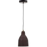 Kave Home Črna viseča svetilka z lesenim senčilom ø 15 cm Amire – | Shoptok.si