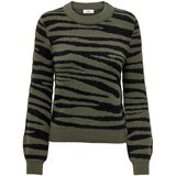 Jacqueline_de_yong JDYLORRAINE ANIMAL L/S PULLOVER KNT 15292890 Zelena Cijene
