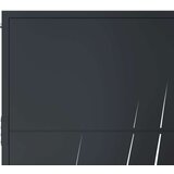  Vrtna vrata antracit 105 x 155 cm čelična s uzorkom trave | shoptok.hr