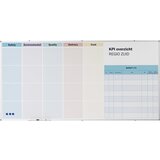 eurokraft pro Individualno potiskana bela tabla, jeklo, potiskano s sublimacijo, ŠxV 3000 x 1200 mm | Shoptok.si