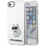 Karl Lagerfeld originalen ovitek KLHCI8HNCHTCT za iphone 7 / 8 / se 2020 prozorna silikonska zaščita - iml nft choupette Cene