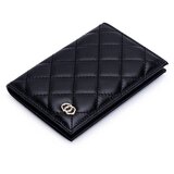 INF Nov moden prešit dvodelen etui za potni list Black, (21697513) | Shoptok.si