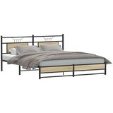  Metalni okvir kreveta bez madraca boja hrasta sonome 180x200 cm | shoptok.hr