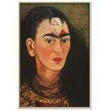  Slika - Frida Kahlo – Diego and I 60x90 U prirodnom drvenom okviru | shoptok.hr