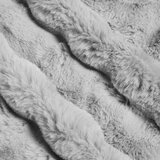  Lažni zec deka 4 pcs Siva 130 x 150 cm Poliester | shoptok.hr