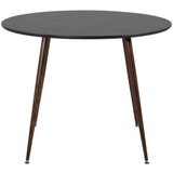Venture Home Plaza okrugli blagovaonski stol ⌀100 cm, crni | shoptok.hr