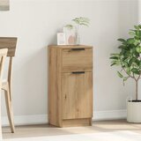  Komoda Artisan hrast 30x30x70 cm izrađeno drvo | shoptok.hr