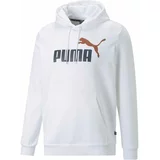 Puma ESS + 2 COL BIG LOGO HOODIE FL B Majica za dječake, bijela, veličina