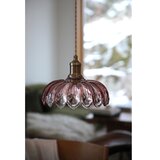Markslöjd 109178 - Luster na sajli KURAGE 1xE27/40W/230V mesing/dimno roza | Eponuda.com