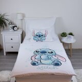 Jerry Fabrics Bela bombažna otroška posteljnina za otroško posteljico 100x135 cm Lilo and Stitch "White Star" – | Shoptok.si