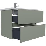 OMEGA PANELI Kupaonski ormarić Soft gap, 80 cm, mat zeleni | shoptok.hr