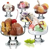 KADAX Steklene skodelice za sladoled, 6 kosov, 180 ml, komplet za sladoled, (5000351556) | Shoptok.si