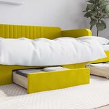  Ladice za krevet žute 2 kom od konstruiranog drva i baršuna | shoptok.hr