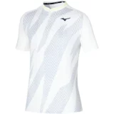 Mizuno Men's Shadow Polo T-Shirt White M