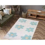 Vitaus Mentol zeleni/boje slonovače periv dječji tepih 160x230 cm Cute Flowers Green – | shoptok.hr