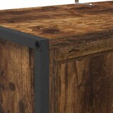  Omara za čevlje Dimni hrast 79 x 36 x 100 cm Konstruiran les, (5000113265) | Shoptok.si