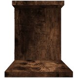  Zidna TV polica dimljeni hrast 125x18x23 cm konstruirano drvo | Eponuda.com