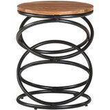  The Living Store Odstavna mizica 40x40x52 cm trden akacijev les - Odstavna Mizica, (21500675) | Shoptok.si
