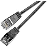 Slim Wirewin PKW-LIGHT-STP-K6 3.0 SW RJ45 omrežni kabel\, Patch kabel cat 6 U/FTP 3.00 m črna 1 kos, (20418261) | Shoptok.si