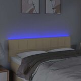  Posteljno vzglavje krem 144x5x78/88 cm blago, (20953562) | Shoptok.si