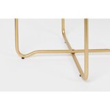 White Label Kovinska okrogla stranska mizica ø 42 cm Celina – | Shoptok.si