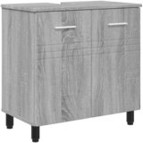 vidaXL Kopalniška enota Siva Sonoma 60 x 35 x 60 cm Inženirski les, (5000246156) | Shoptok.si