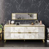 Hanah home komoda frida - white white console Cene