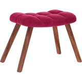  Stolica za opuštanje s osloncem za noge boja vina baršunasta | shoptok.hr