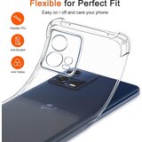 Techsuit Shockproof Clear Silicone prozoren ovitek, odporen proti udarcem, za Motorola Edge 30 Fusion | Shoptok.si