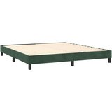  Box spring postelja z vzmetnico LED tem. zelena 160x200cm žamet, (20902377) | Shoptok.si