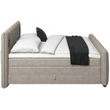 Premium Living Postelja Boxspring Elysia, Naravna Barva, 200x220 | Shoptok.si