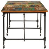  Blagovaonski stol 220 x 90 x 77 cm od masivnog obnovljenog drva | shoptok.hr