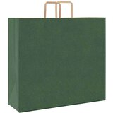  Papirnate vrećice 250 kom s ručkama zelene 54x15x49 cm | shoptok.hr