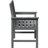 vidaXL klop za vrt svetlo siva 120 cm HDPE | Shoptok.si