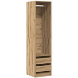 vidaXL Garderobna omara artisan hrast 50x50x200 cm inženirski les | Shoptok.si